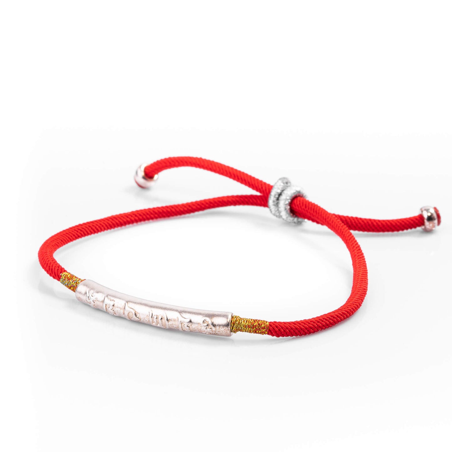 Buddha & Karma Tibetan Red String Bracelet - Buddhist Lucky Charm