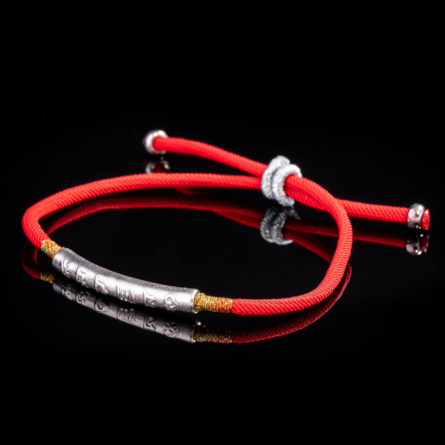 Buddha & Karma Tibetan Red String Bracelet - Buddhist Lucky Charm