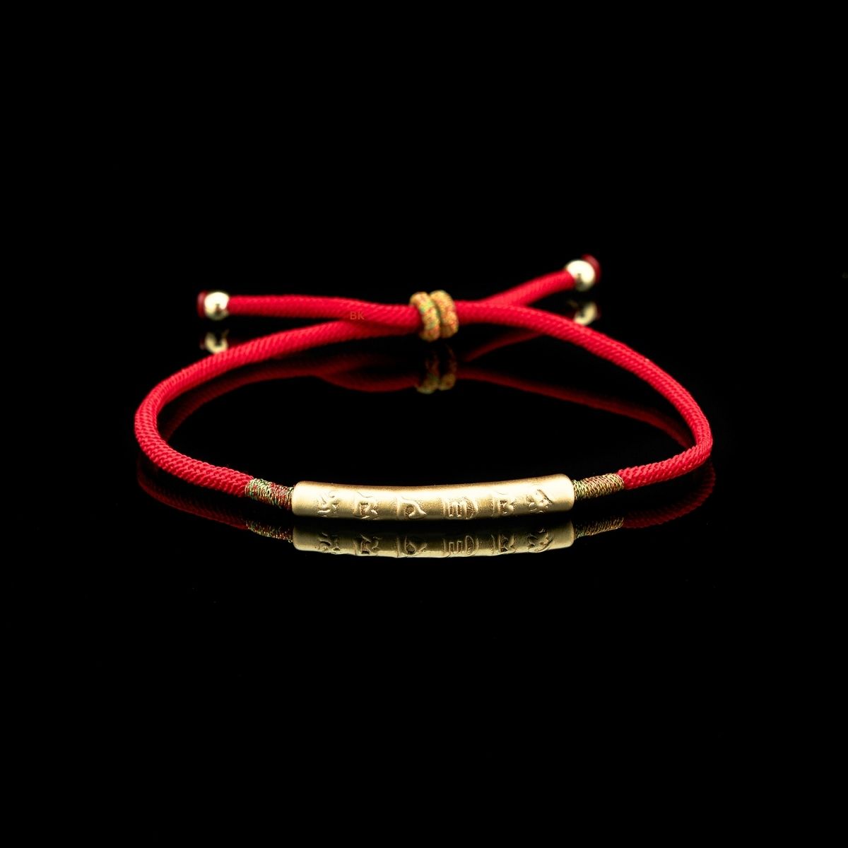 Buddha & Karma Tibetan Red String Bracelet - Buddhist Lucky Charm