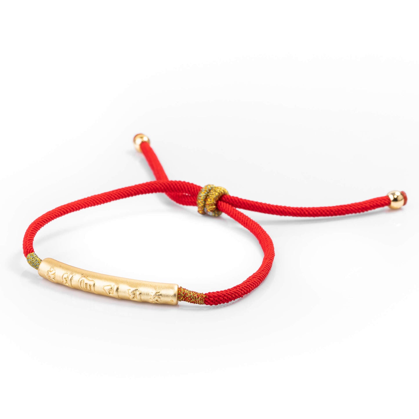Buddha & Karma Tibetan Red String Bracelet - Buddhist Lucky Charm